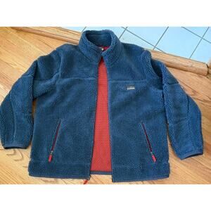 LL Bean Womens Size 2XL Mountain Deep Pile Fleece Zip Up Jacket 500366